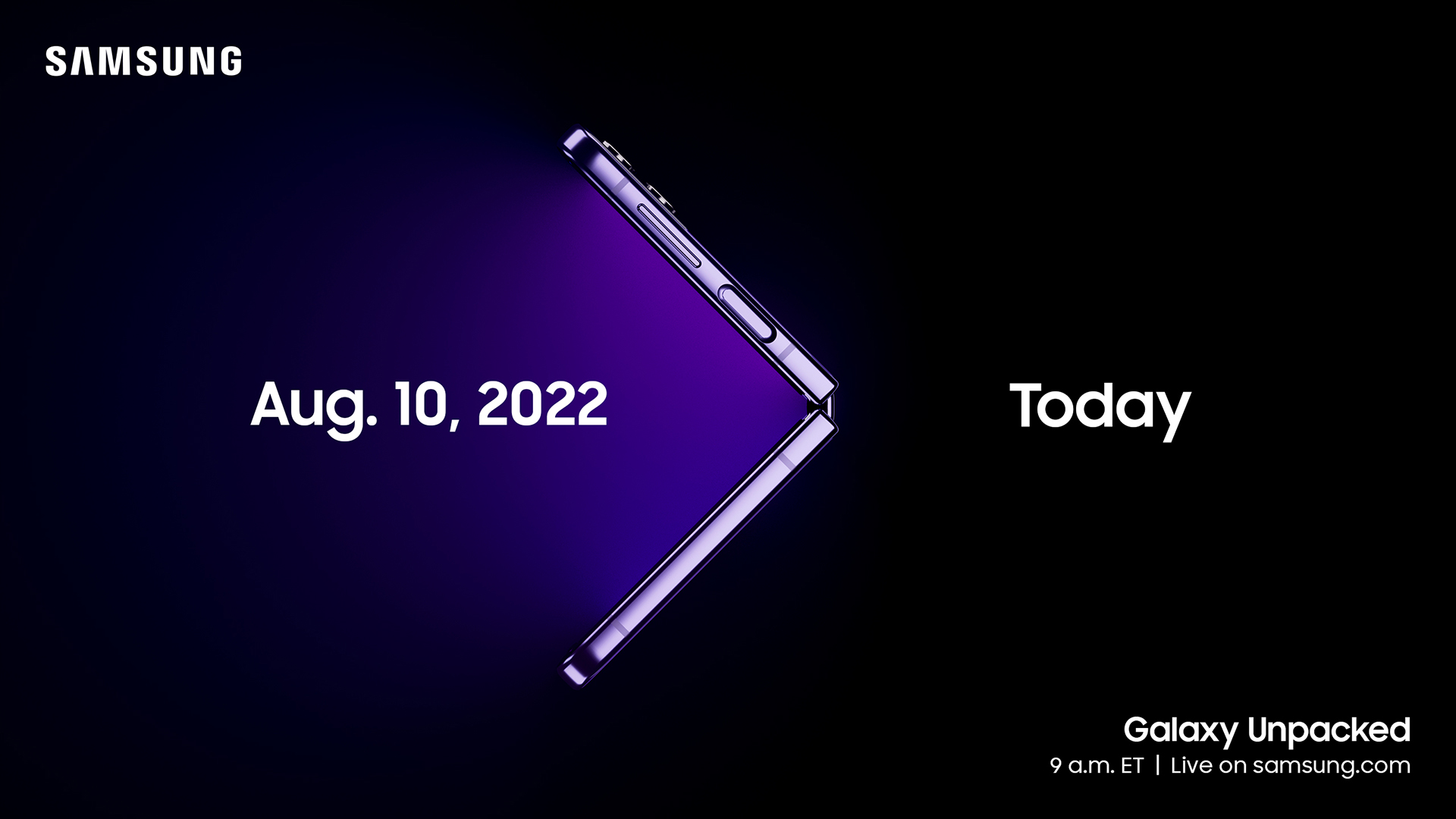 Samsung Galaxy Unpacked Invite August 2022