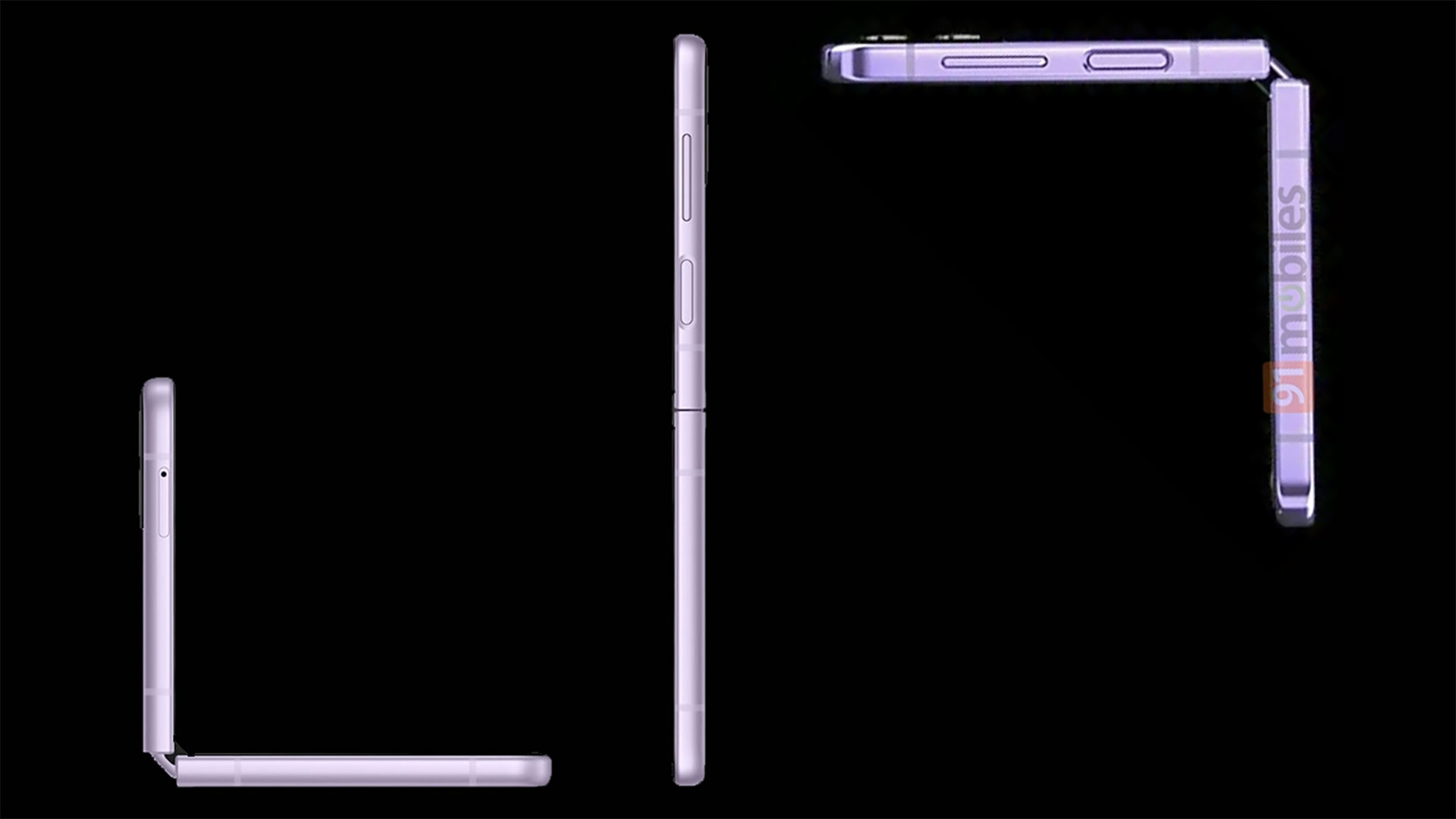 Samsung Galaxy Z Flip 4 Sızan Basın Render