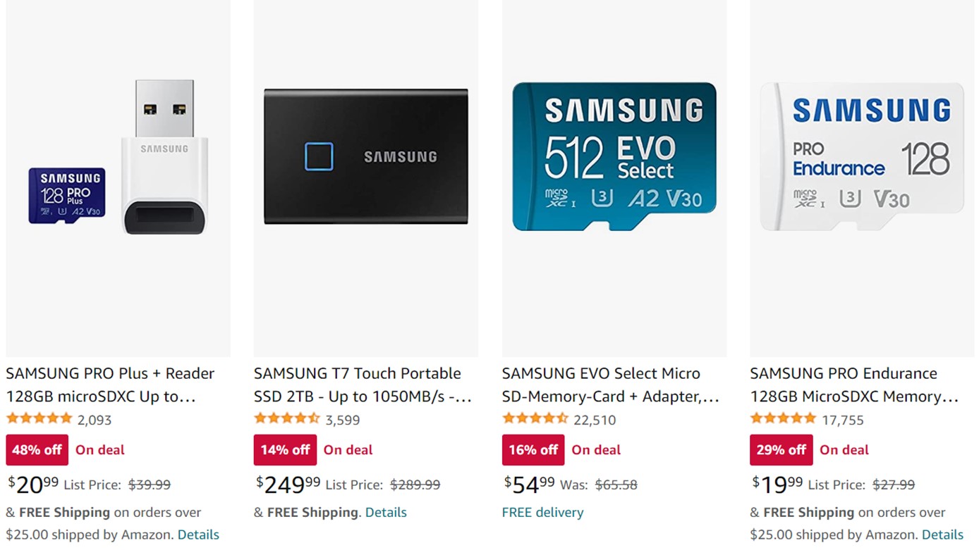 Samsung Storage Device Prime Day Deals