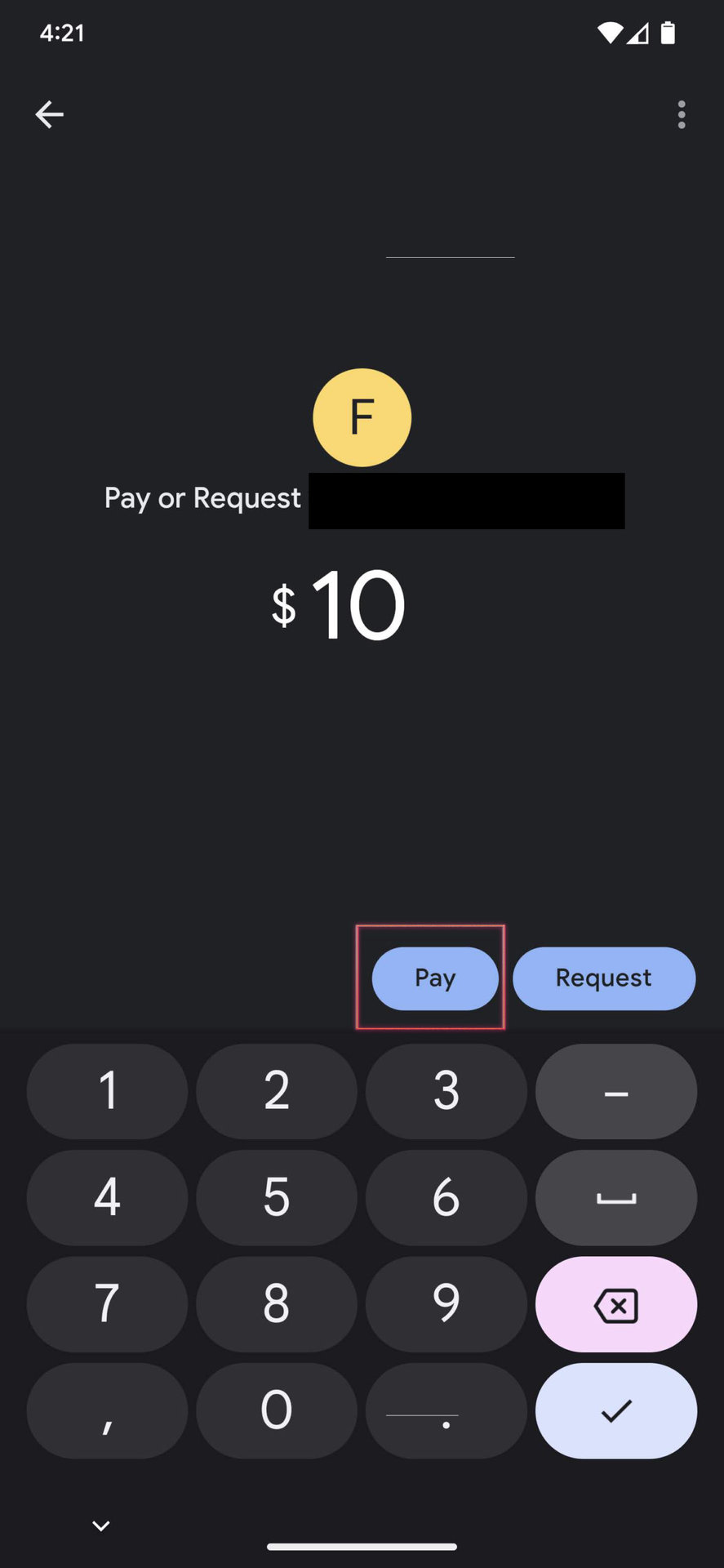 Send money to others using Google Pay 3