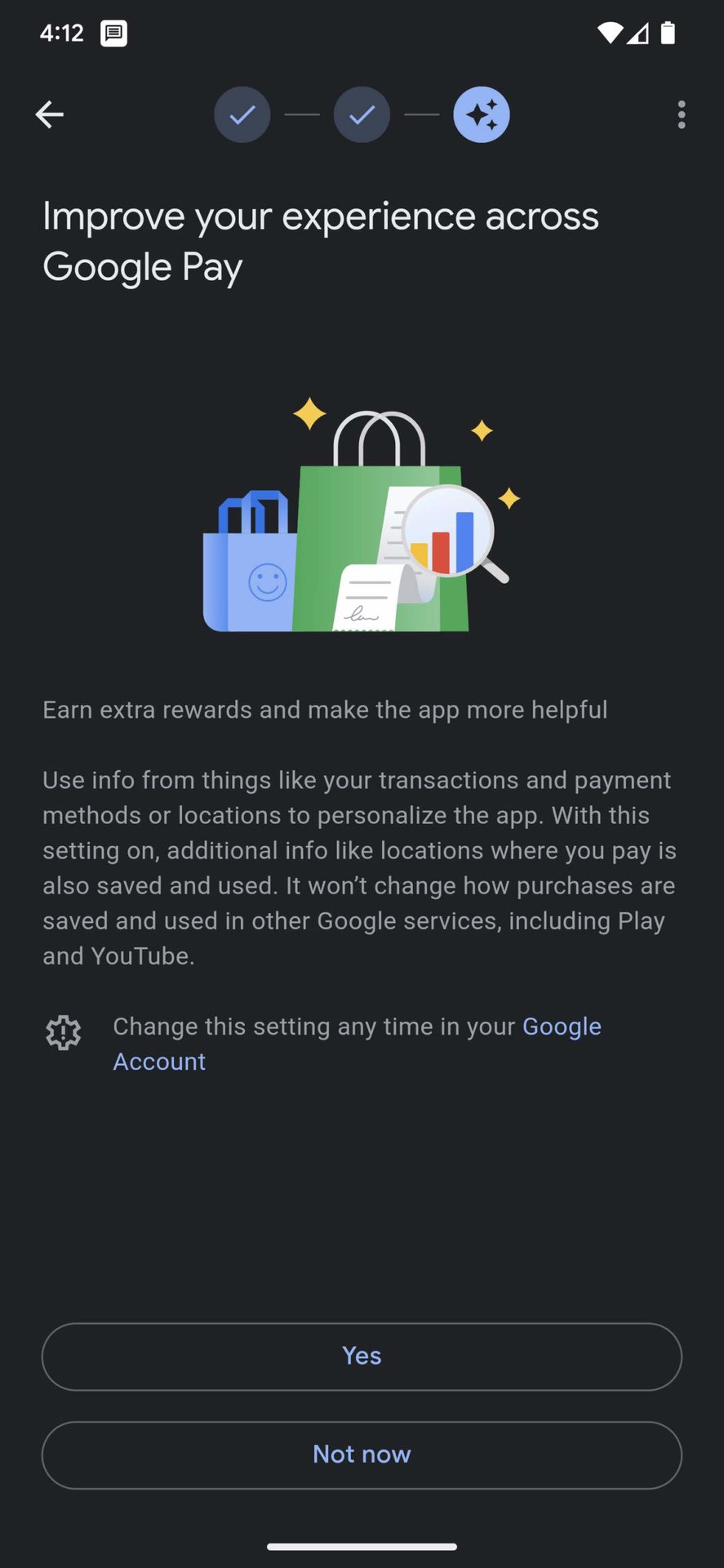 Set up Google Pay for the first time 6