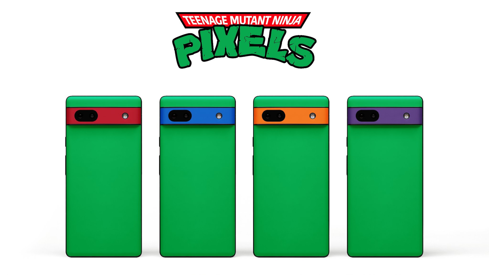 Teenage Mutant Ninja Turtles Pixel 6a skins dbrand