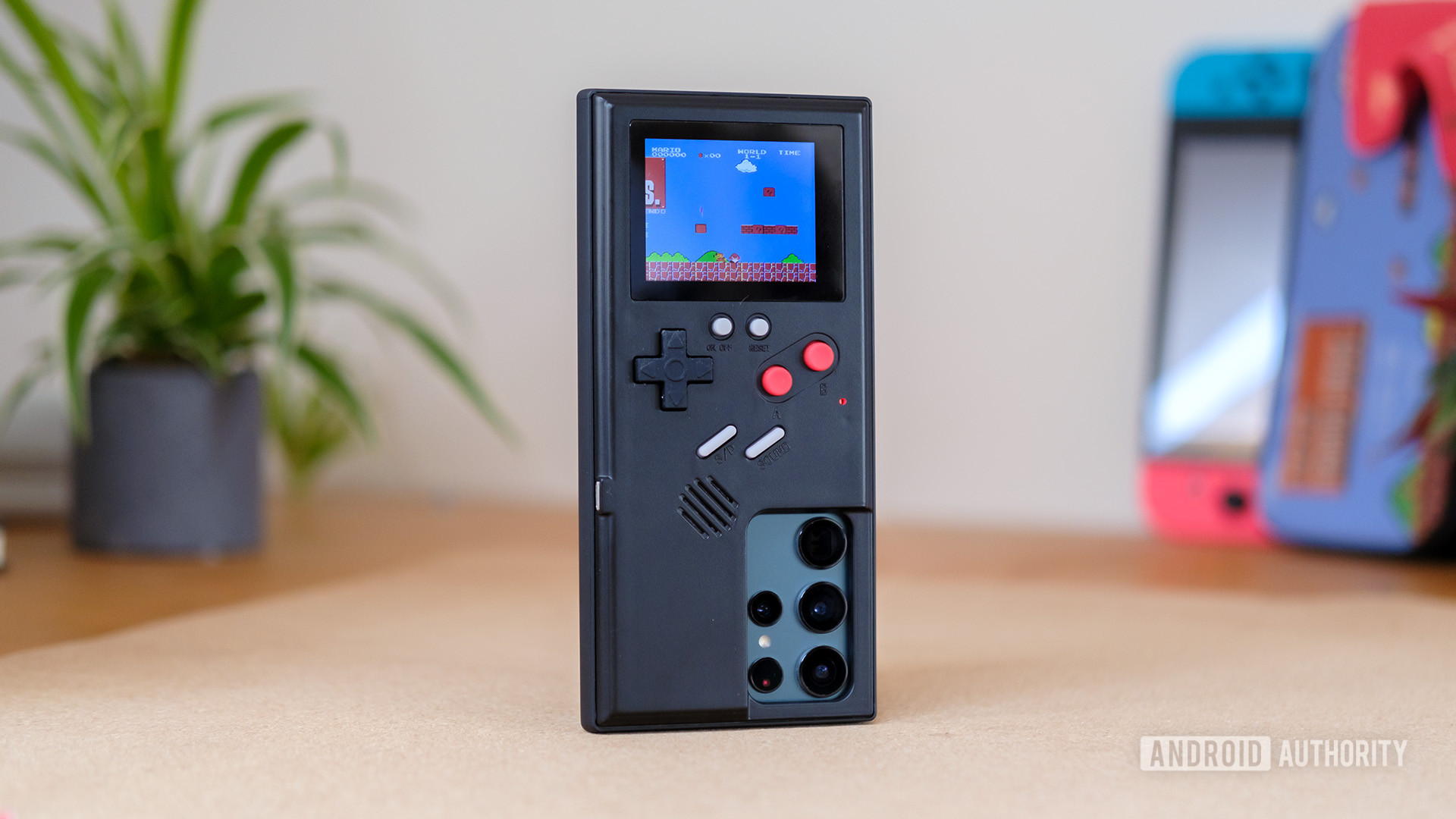 TheCaseUniverse GameBoy case black upright