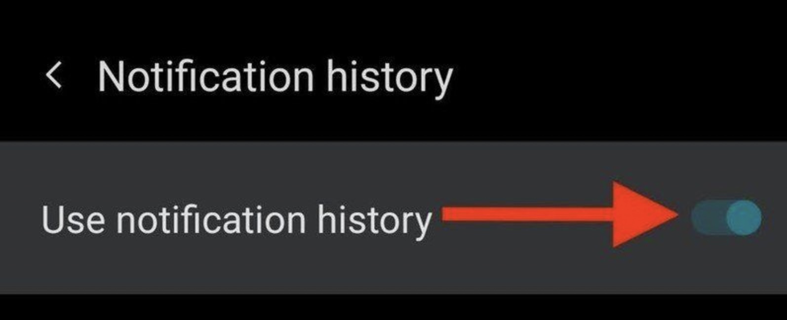 android notification history