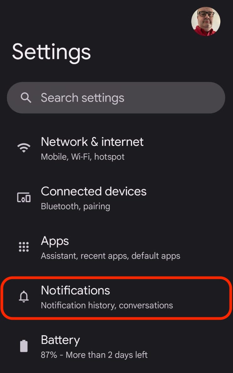 android pixel 4 settings
