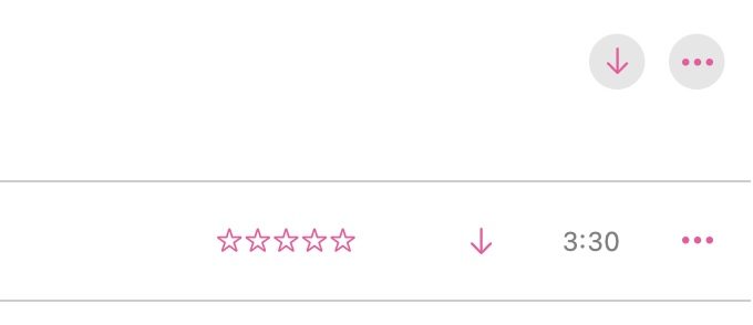 apple music star rating