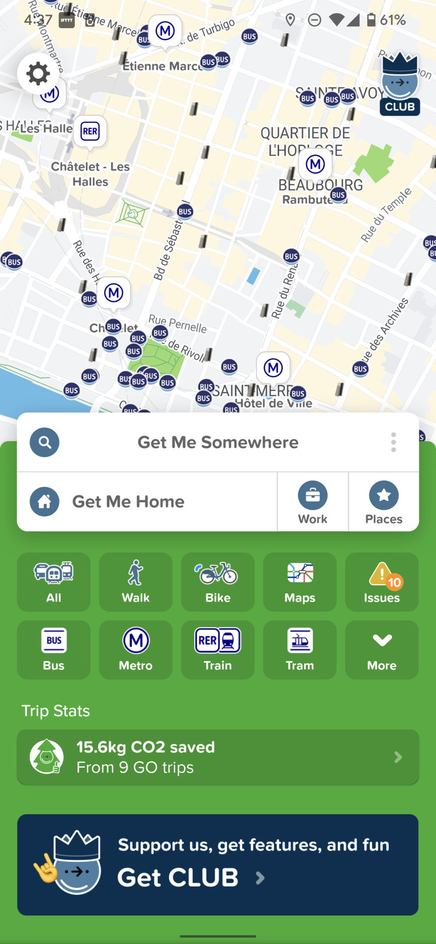 citymapper transit app get me somewhere
