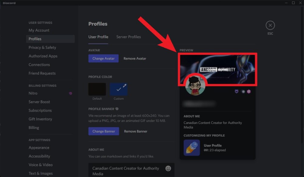 How to change your profile banner on Discord Android Authority