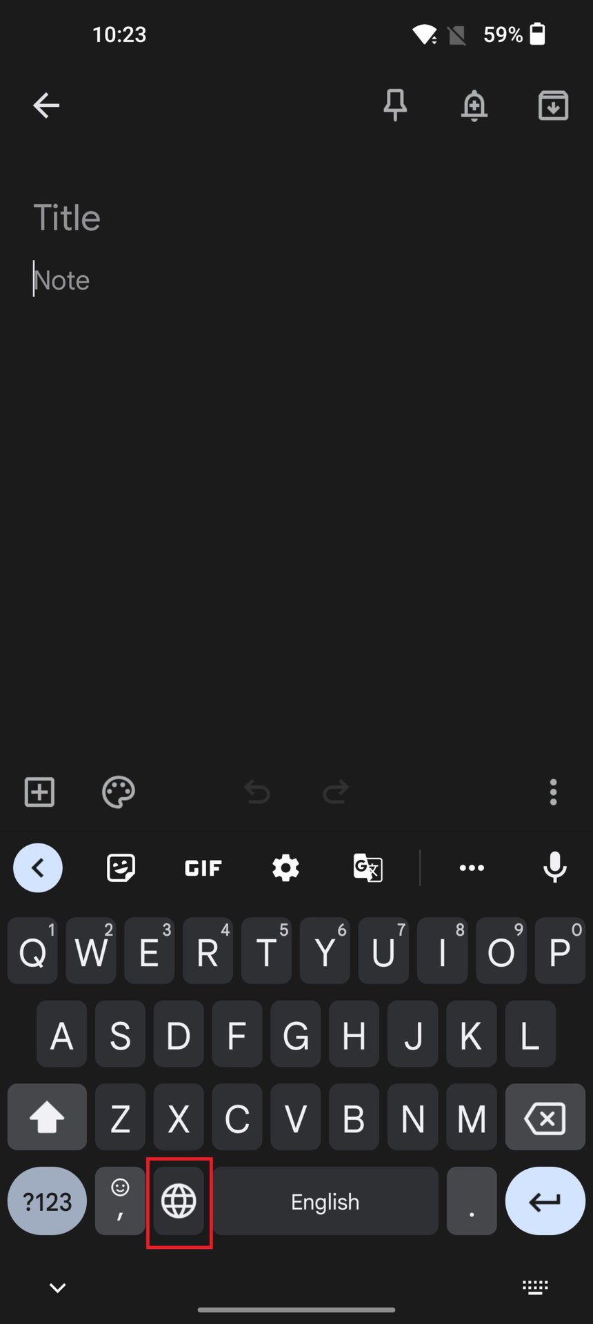 gboard change language on keyboard