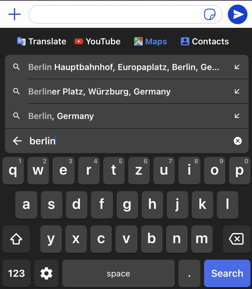 gboard google maps