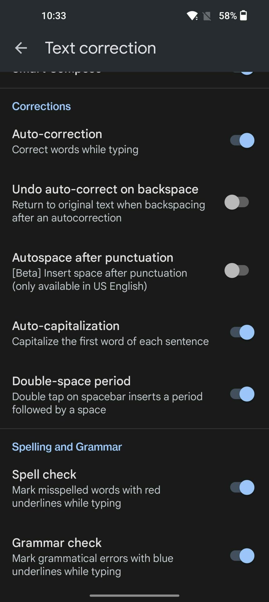 gboard text corrections 2