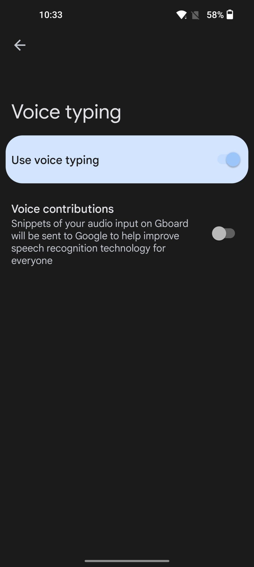 gboard voice typing 1