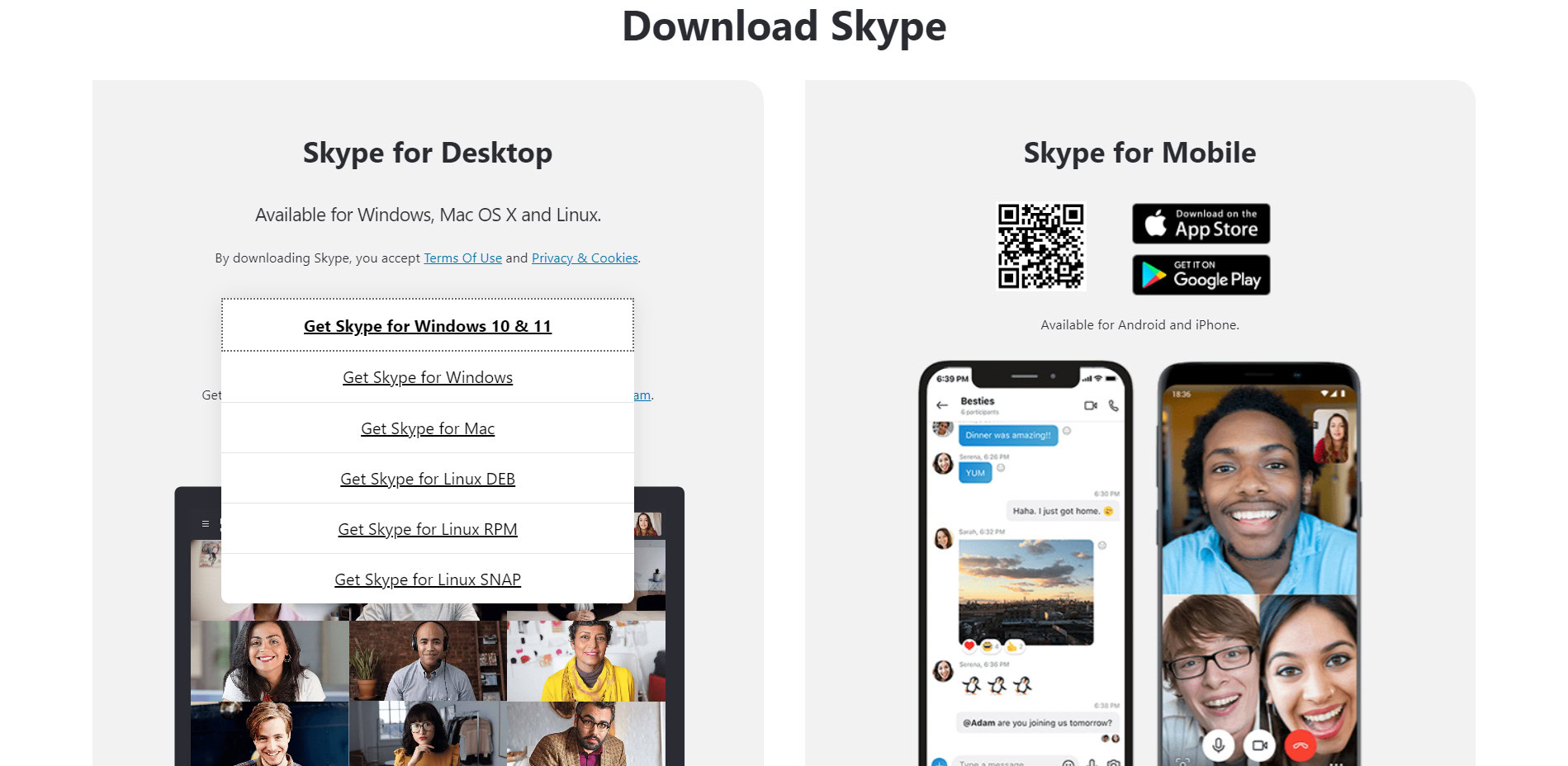 get skype device list