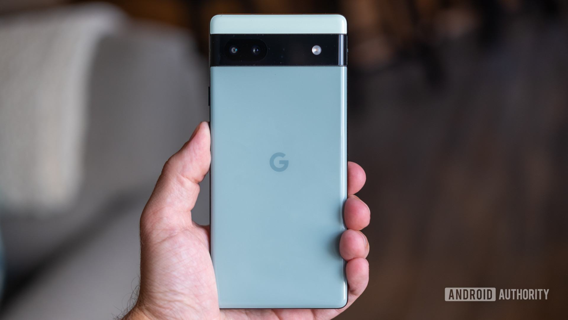 google pixel 6a back in hand
