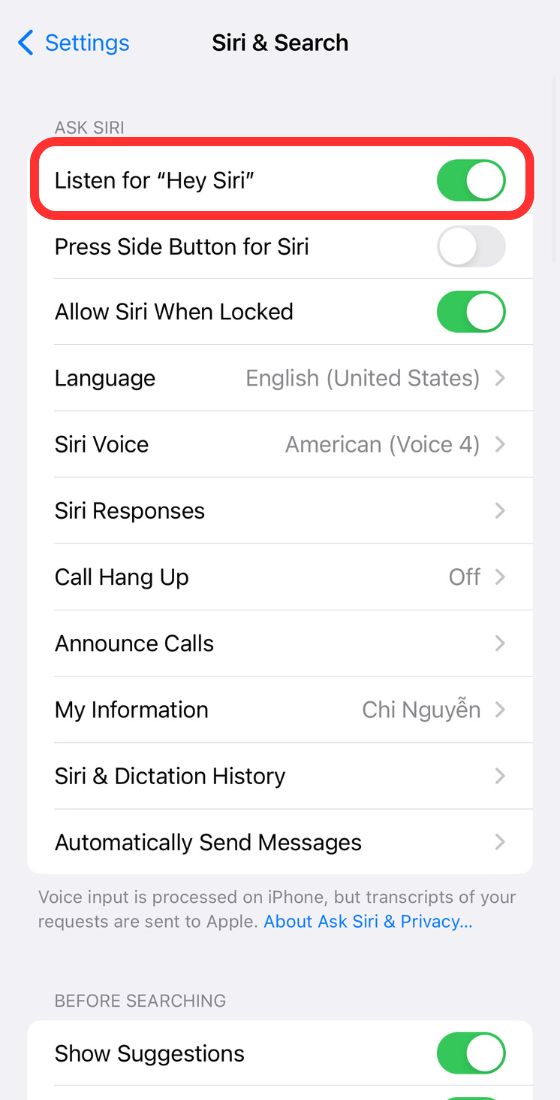 Как настроить и активировать Siri