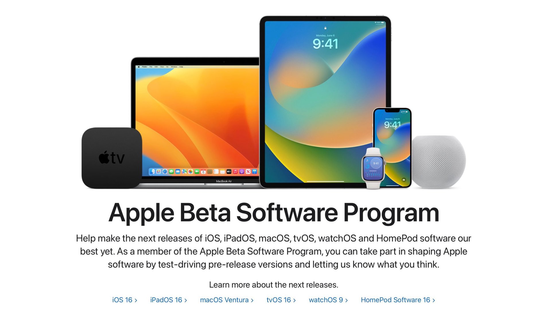 apple beta software