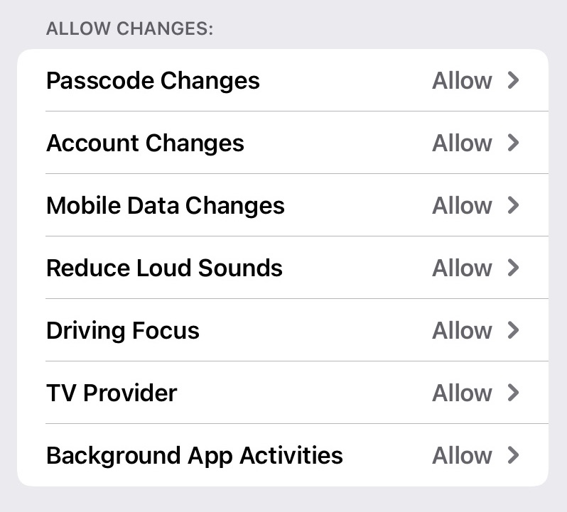 ios content restrictions ios settings