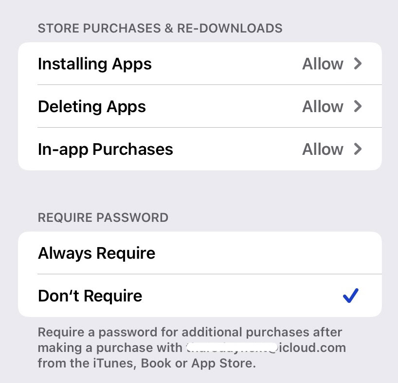 ios content restrictions itunes app store