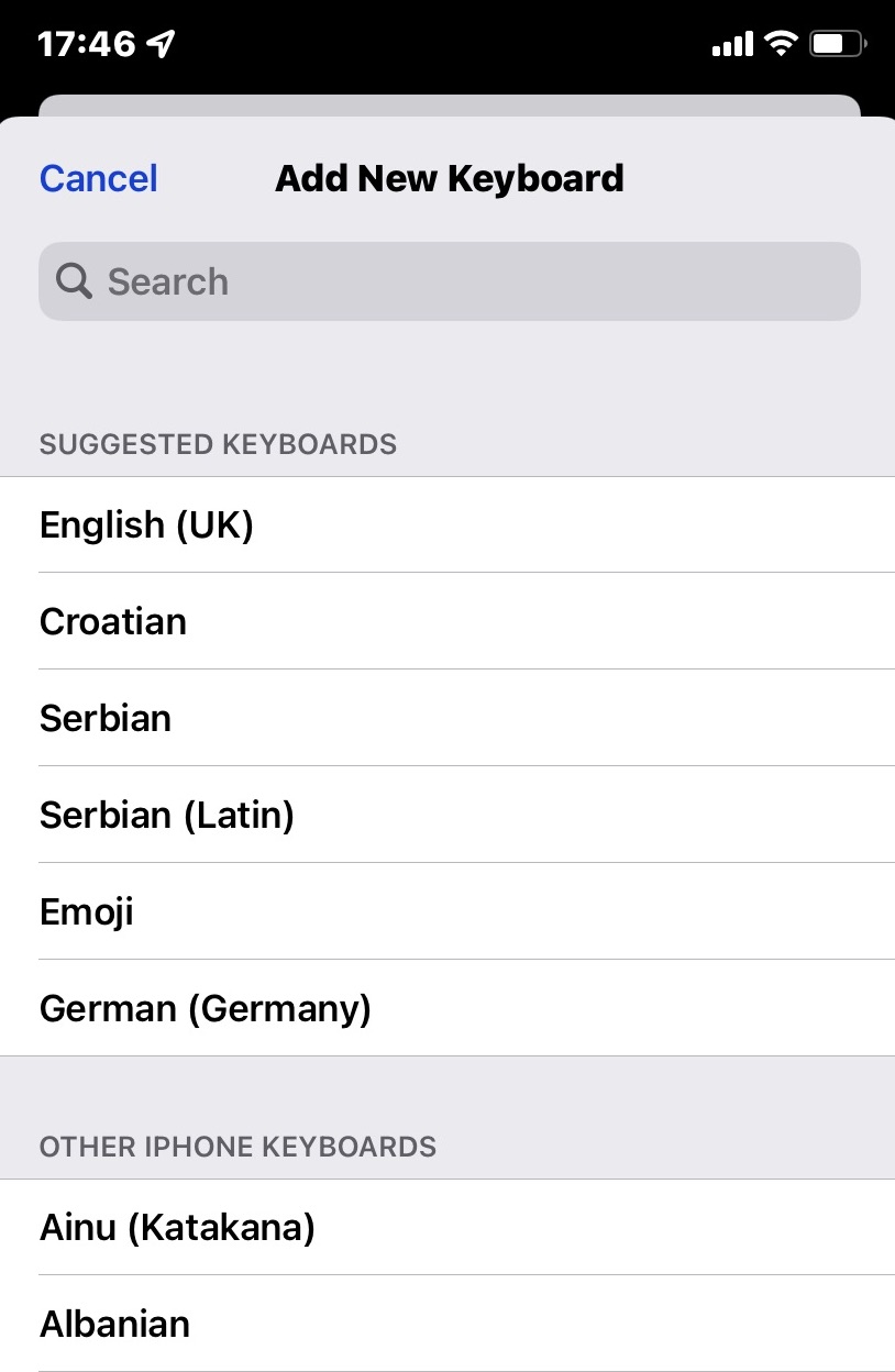 Other ios keyboards