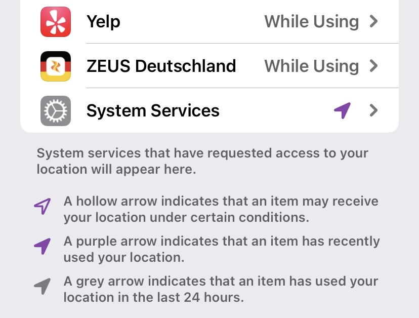 ios system services