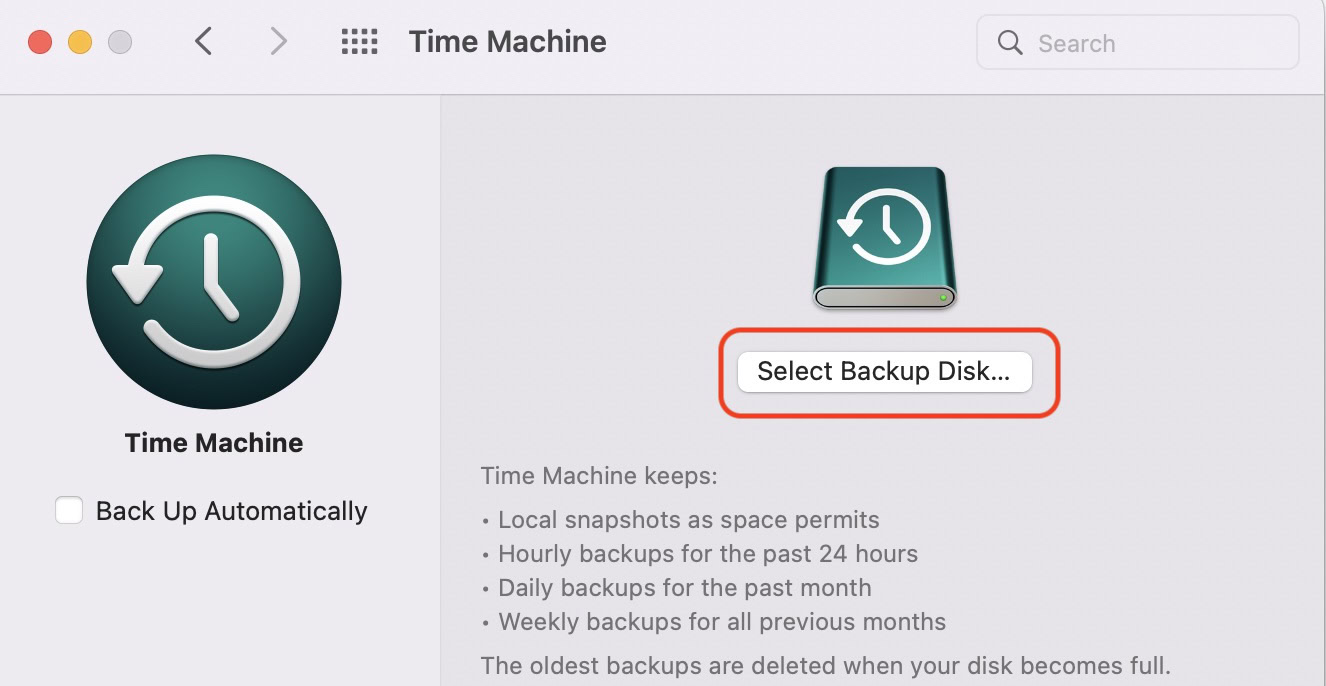 macos time machine backup location