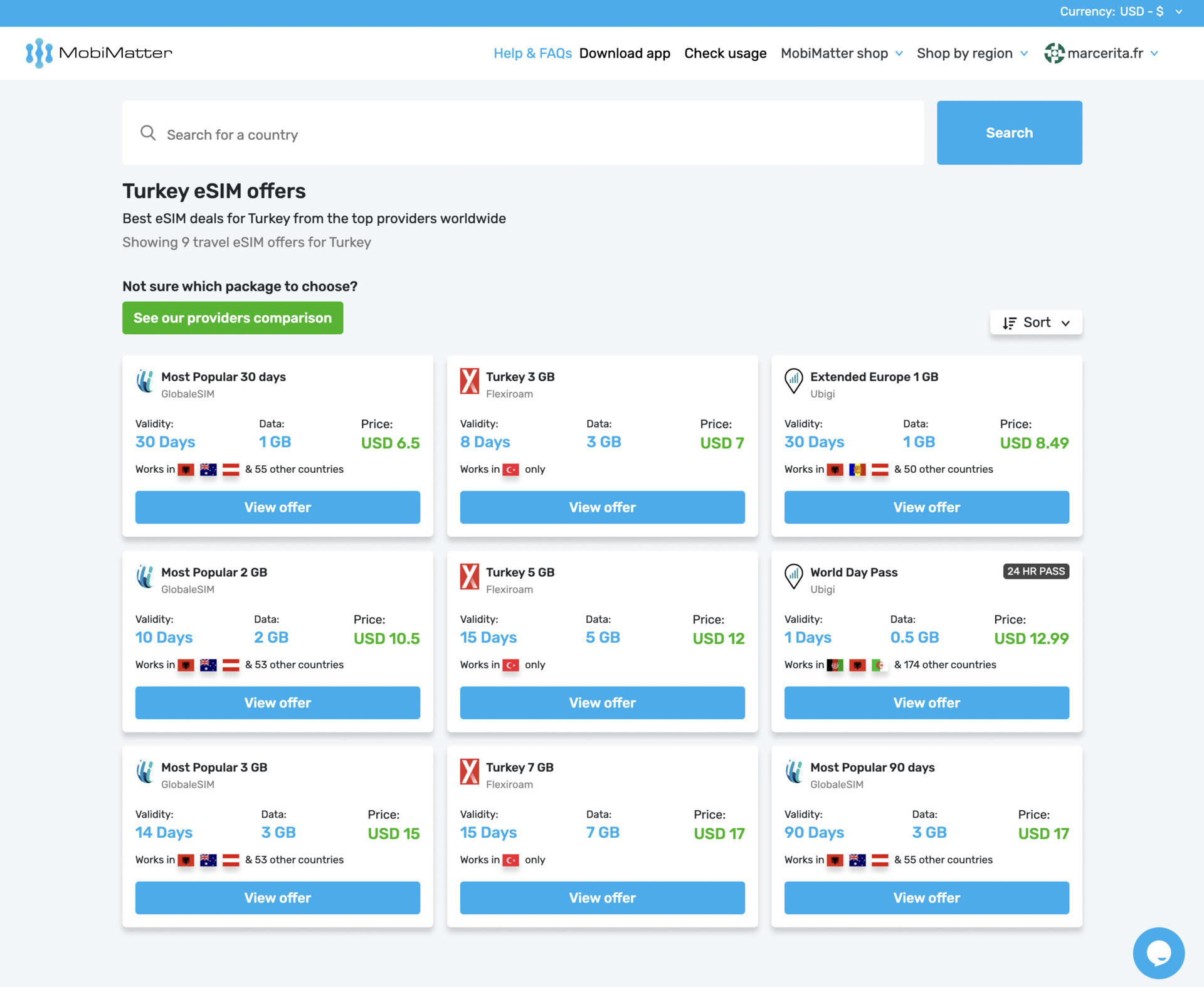 mobimatter pricing