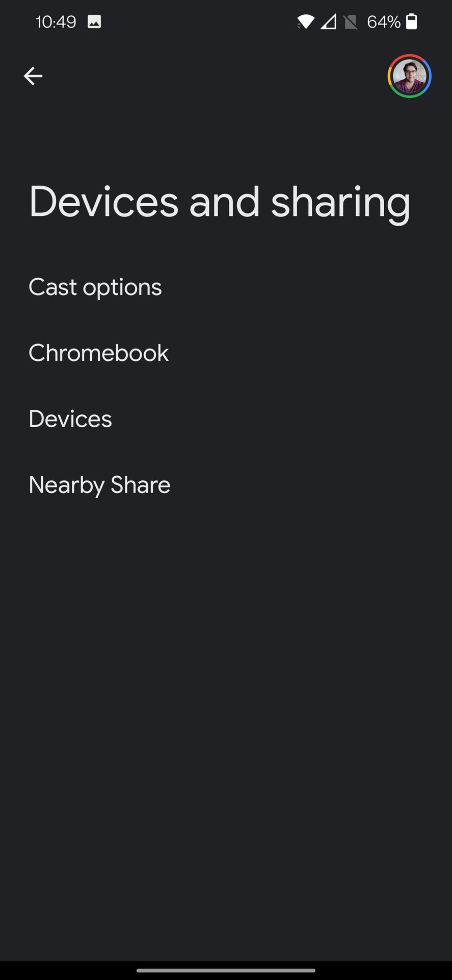nearby share settings 2