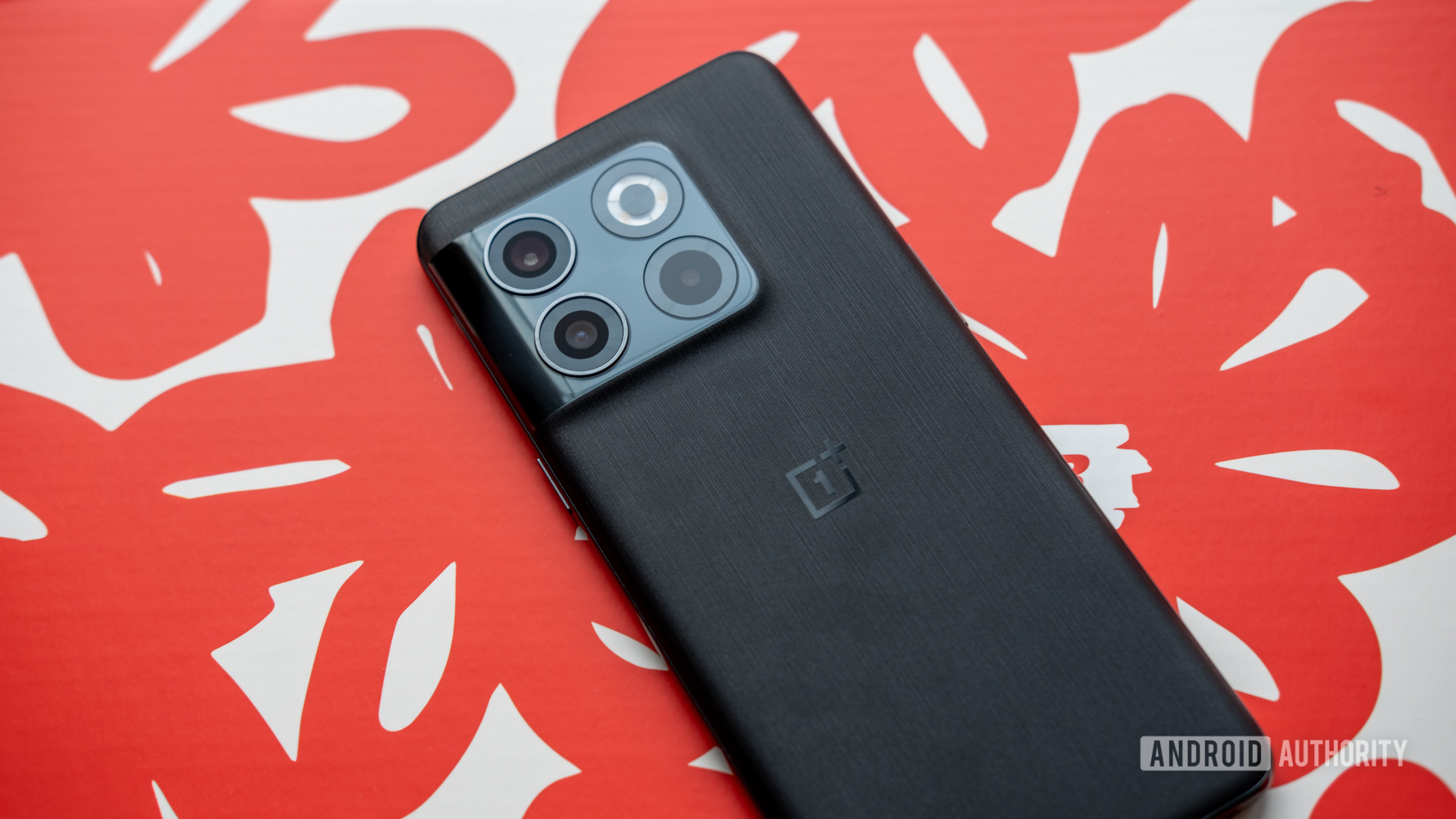 oneplus 10t back on red pattern