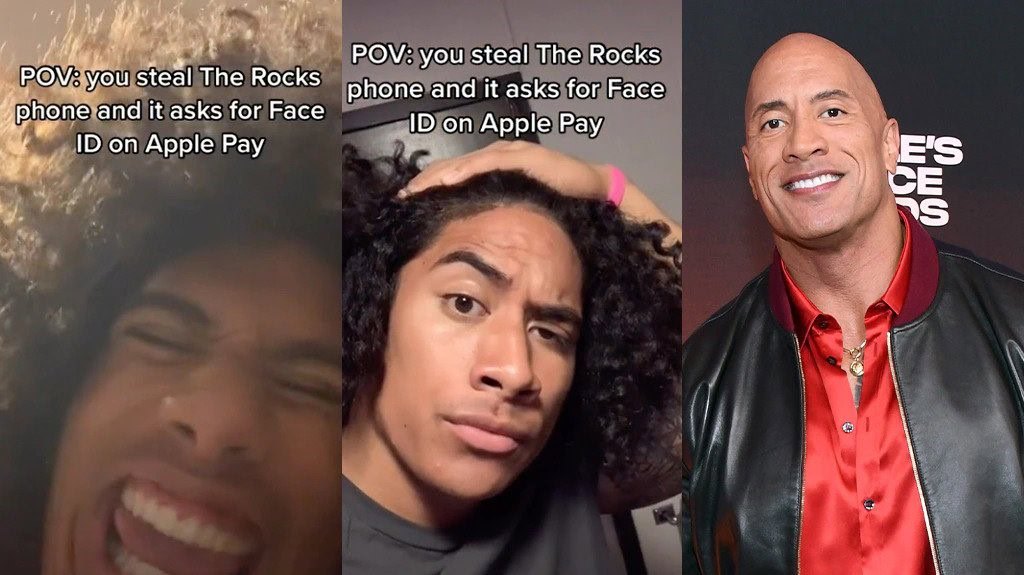 pov tiktok example the rock