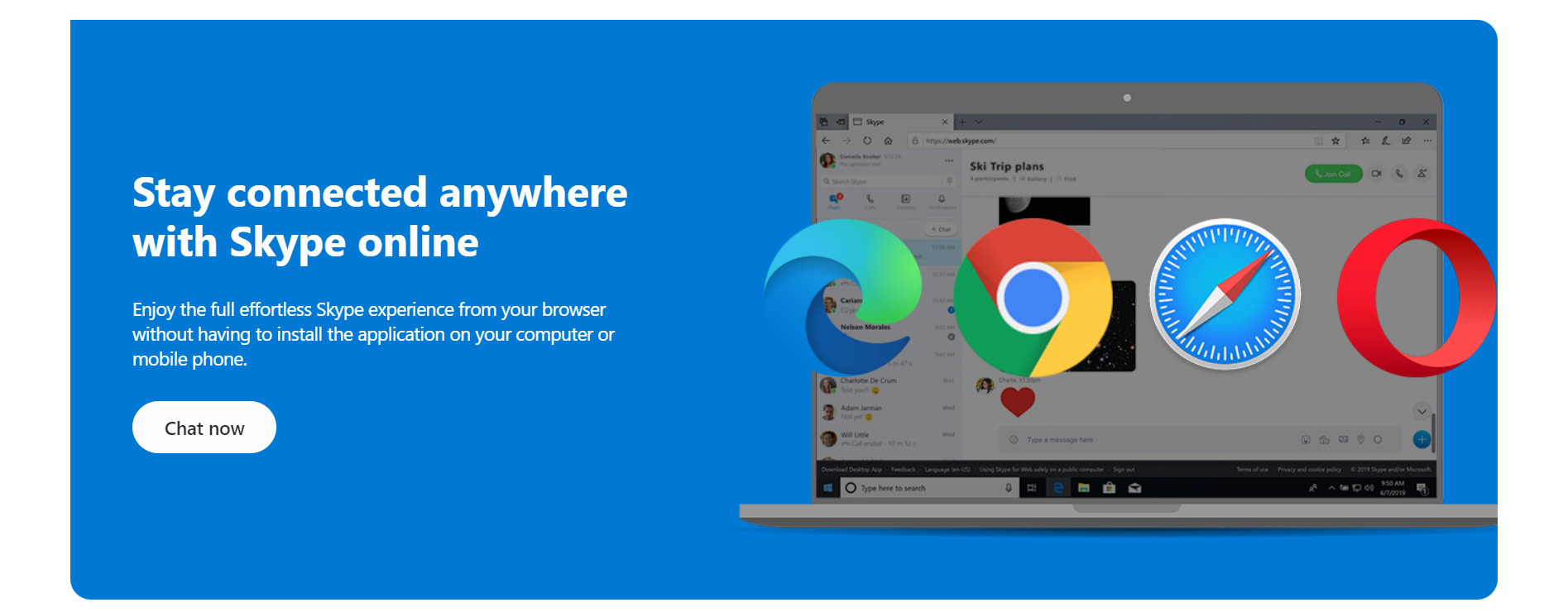 skype web browser