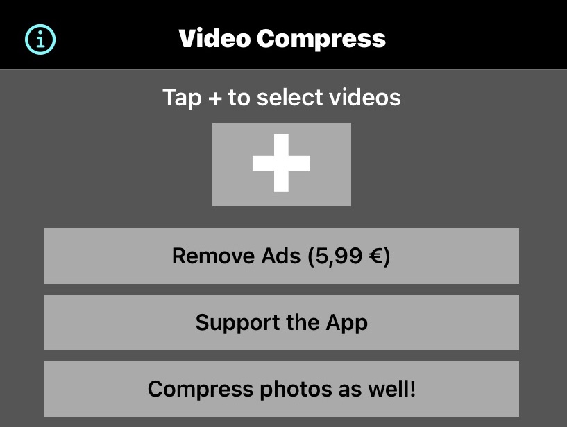 video compress add video