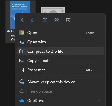 windows zip file