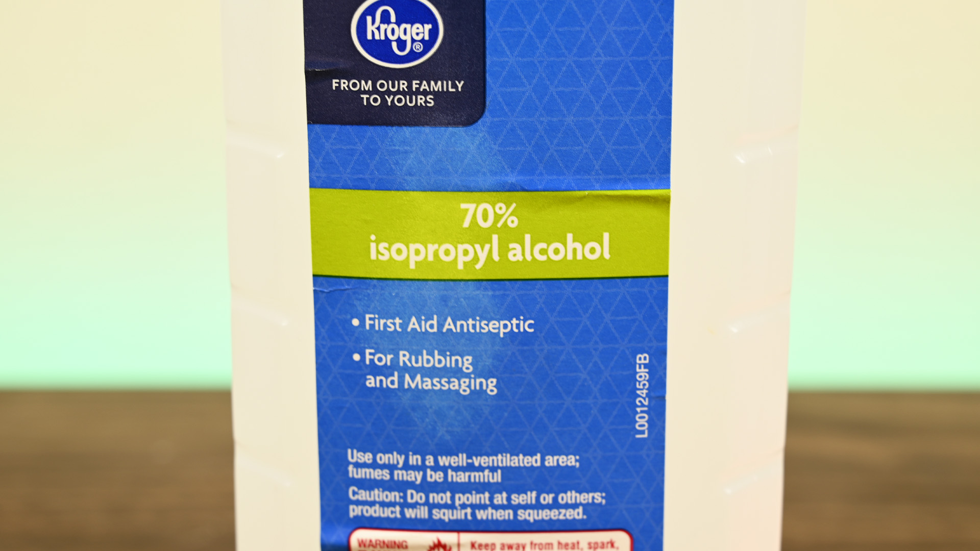 70 percent isopropyl alcohol