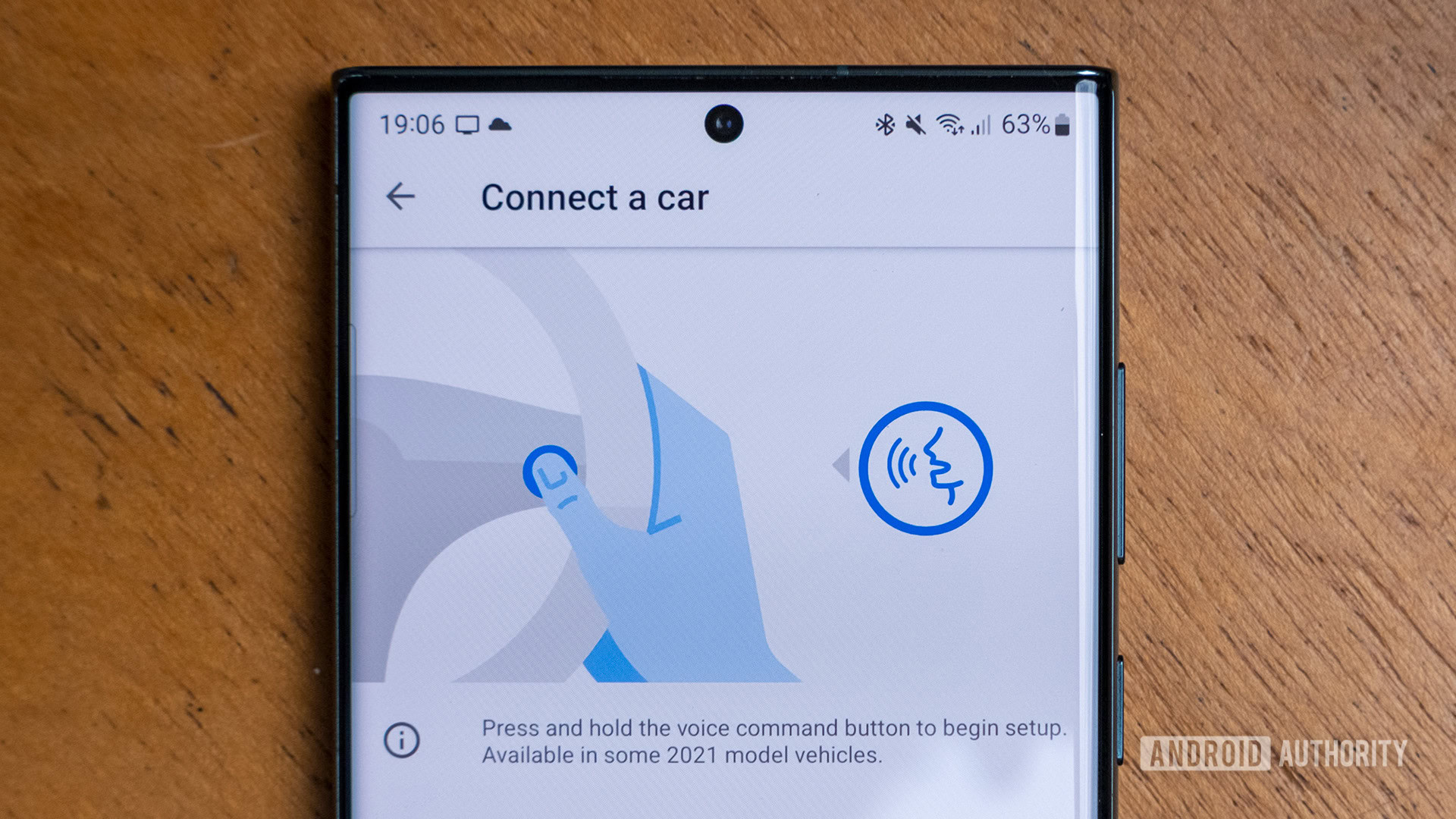 Coche inalámbrico con conexión automática de Android