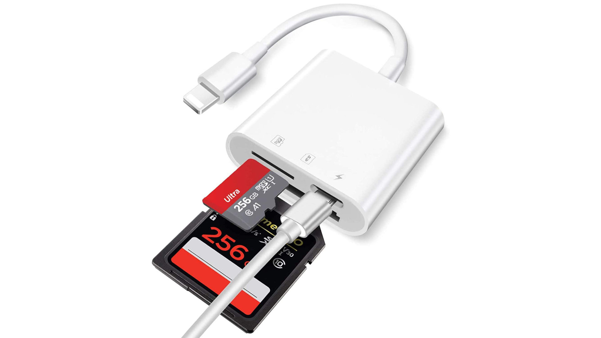 Belcompany Lightning to SDMicro Card Reader - iPhone dongles