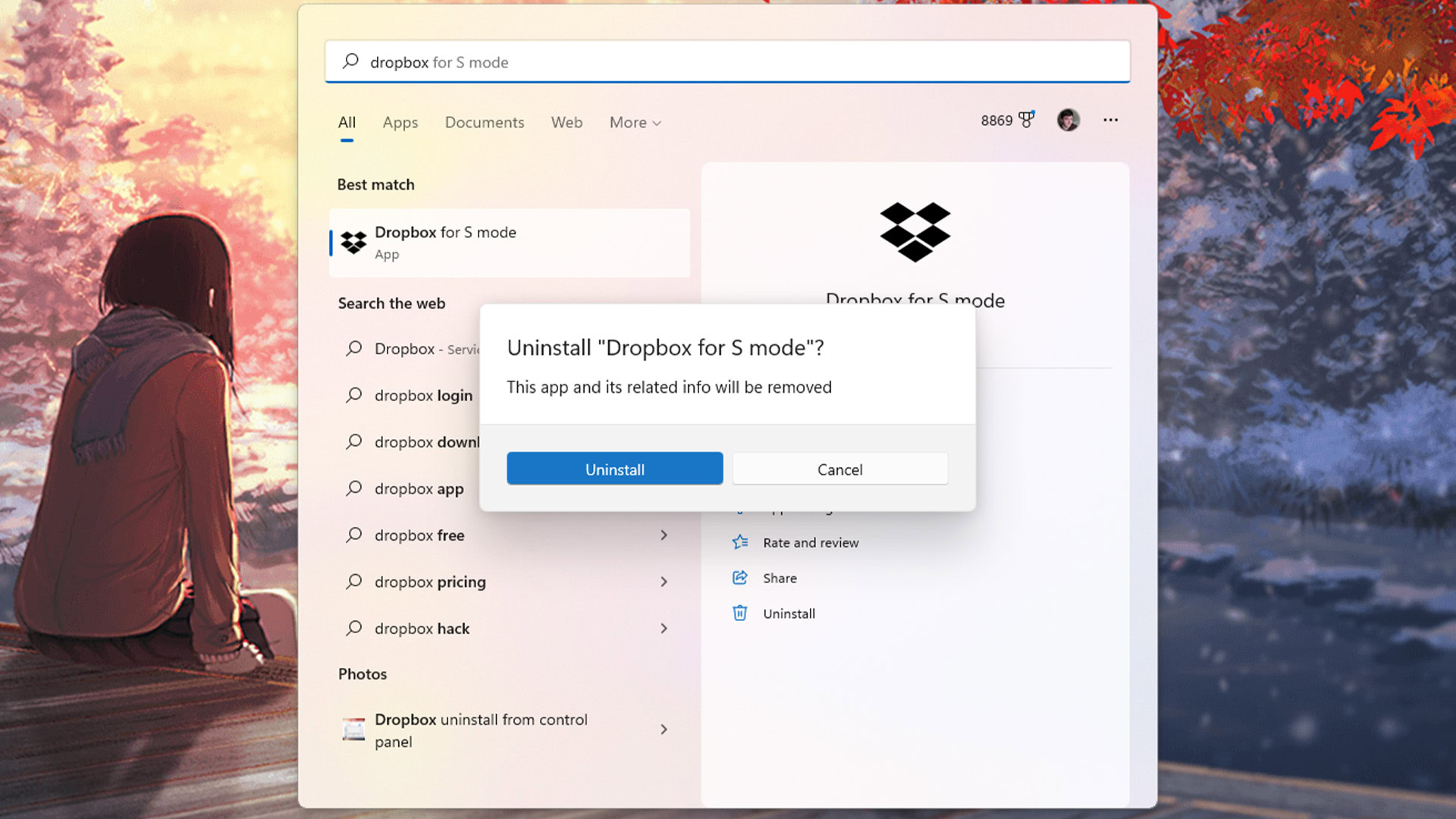 Dropbox Uninstall Windows 11 1