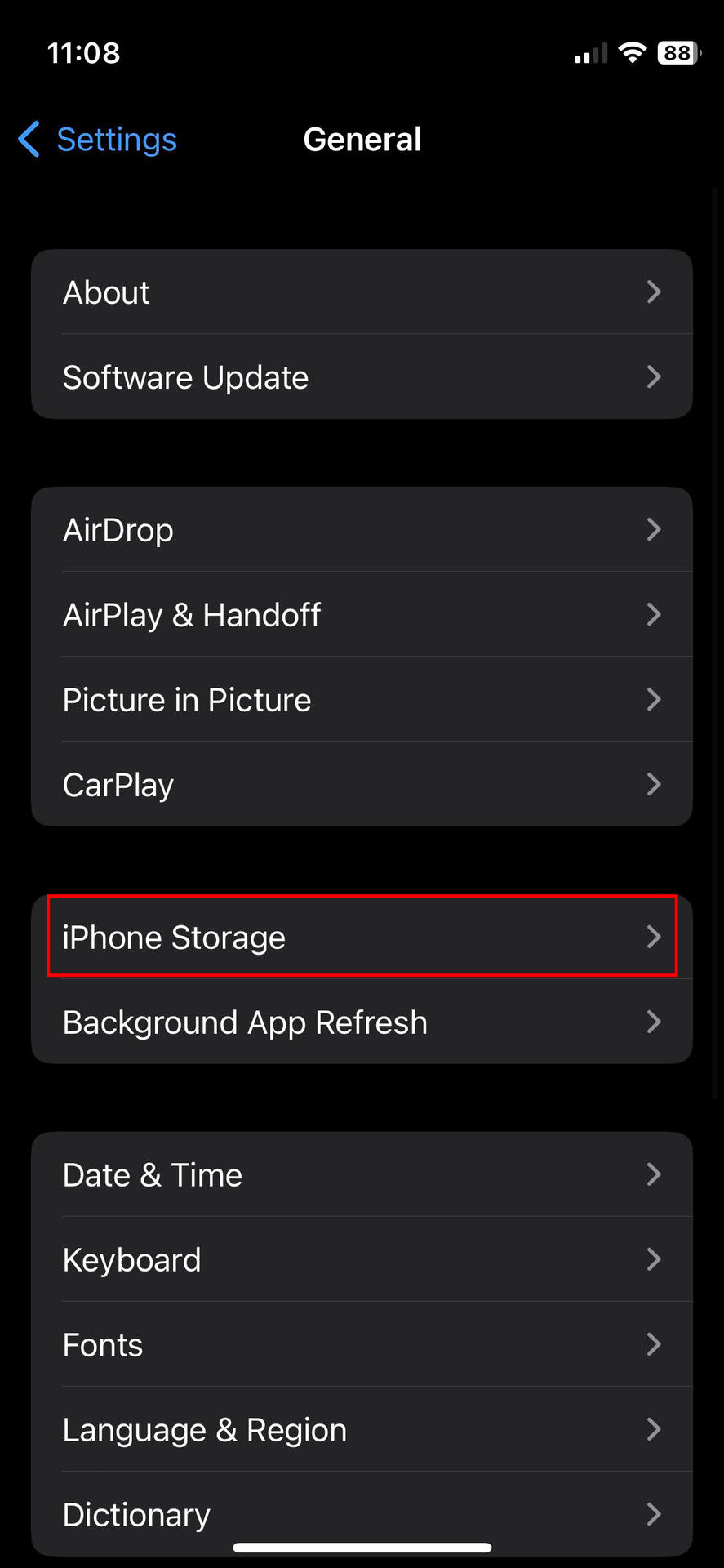 How to check your iPhone storage 2