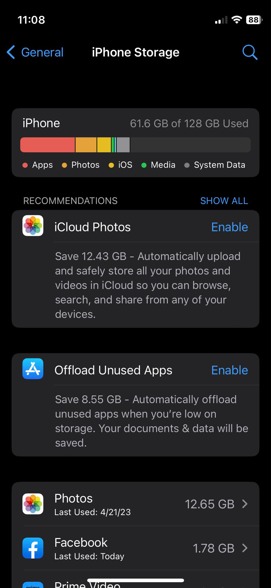 How to check your iPhone storage 3