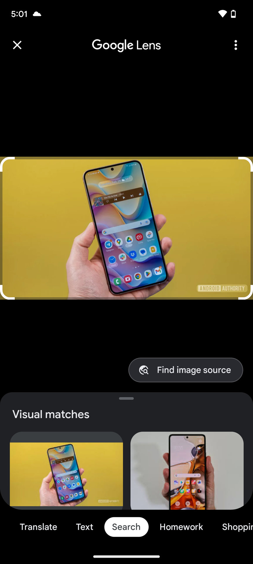 How to search image with Google Lens on Chrome for Android 3