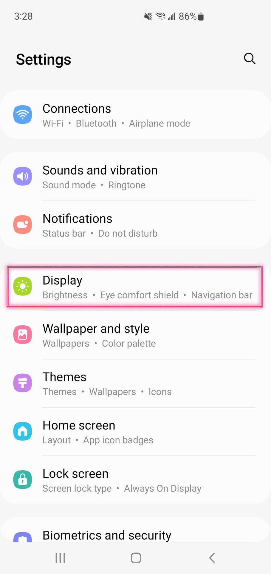 How to turn Samsung Easy Mode on 1