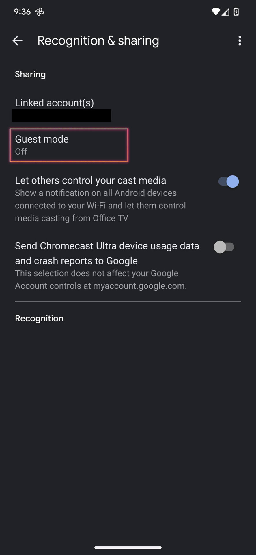 How to turn on Chromecast Guest Mode 4