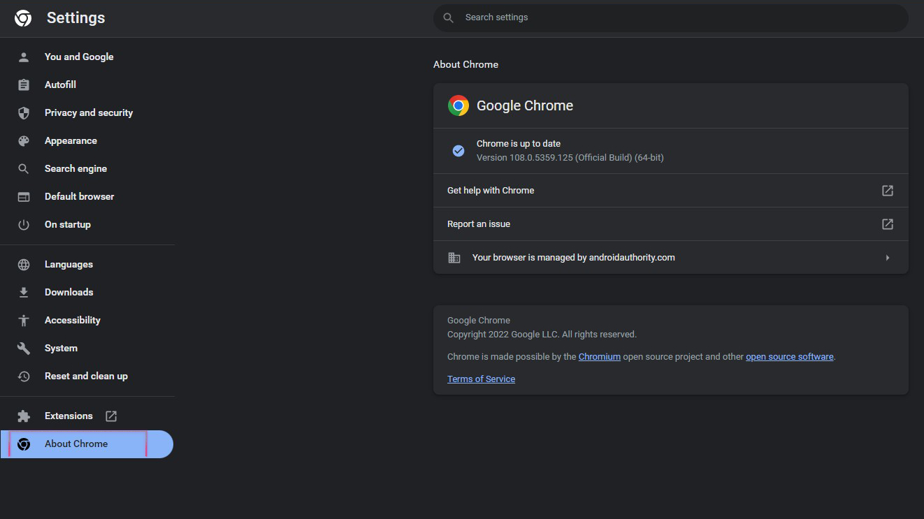 How to update Chrome browser on PC 2