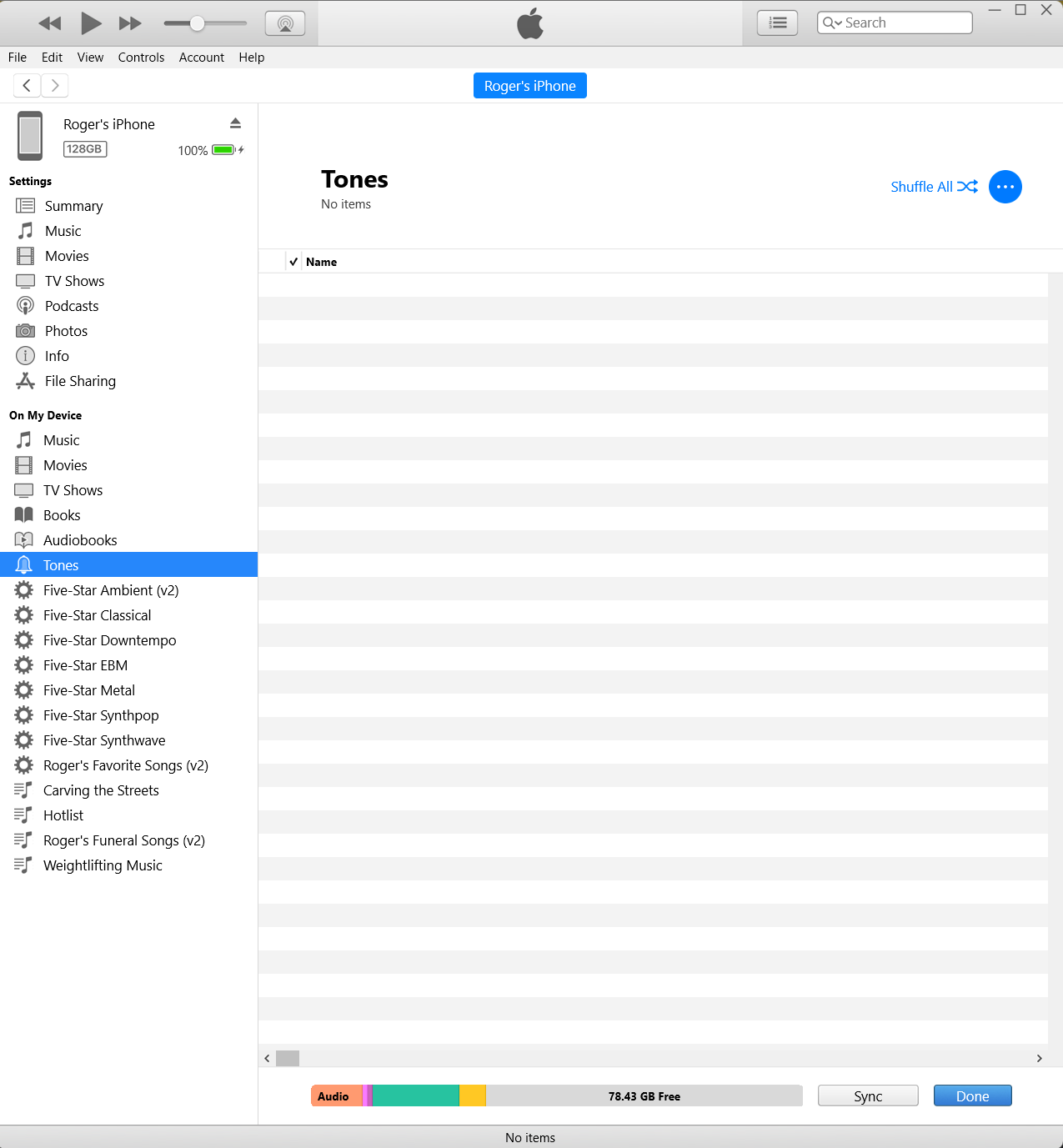 Importing ringtones into iTunes for Windows