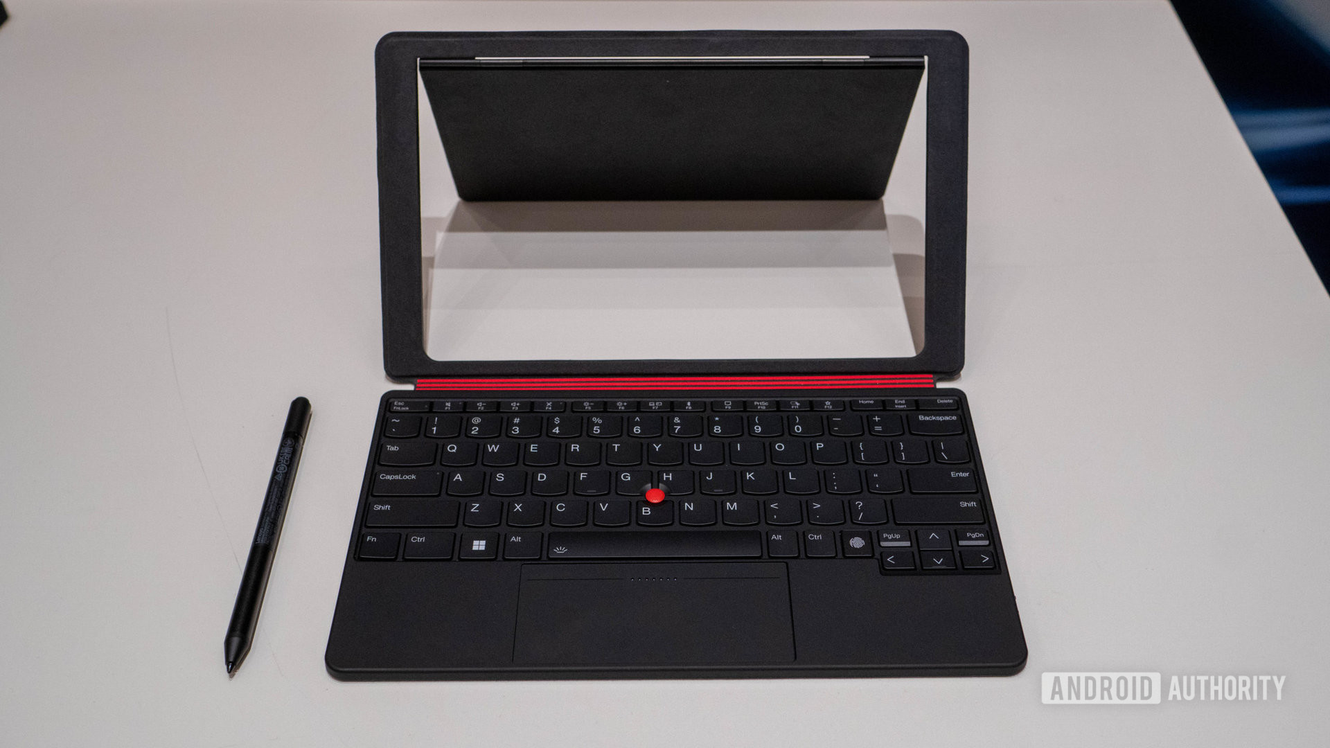 Lenovo X1 Fold magnetic keyboard and stand with stylus