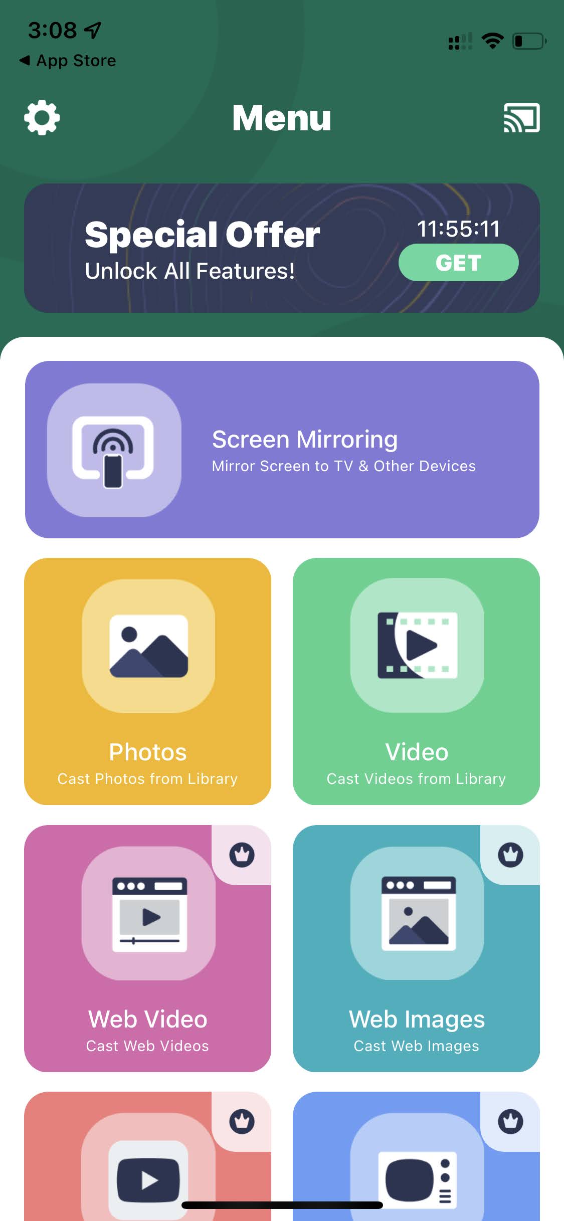 Mirror iPhone to Chromecast 1