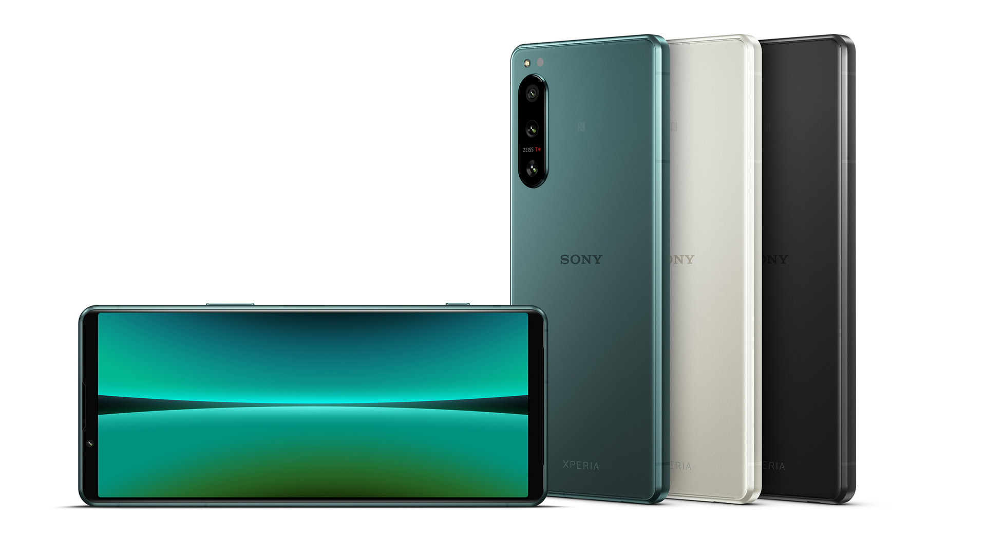 Sony Xperia 5 IV Wszystkie trzy kolory plus interfejs