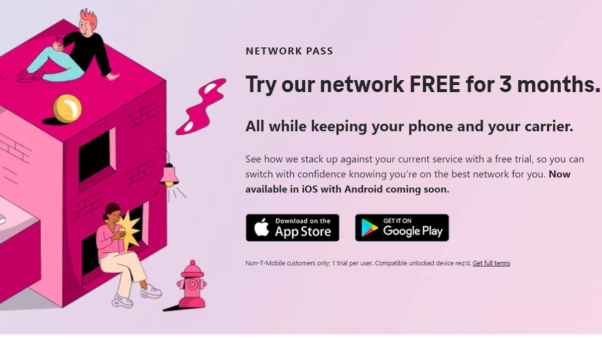 T Mobile Network Pass dalam penawaran T-Mobile dalam penawaran T-Mobile