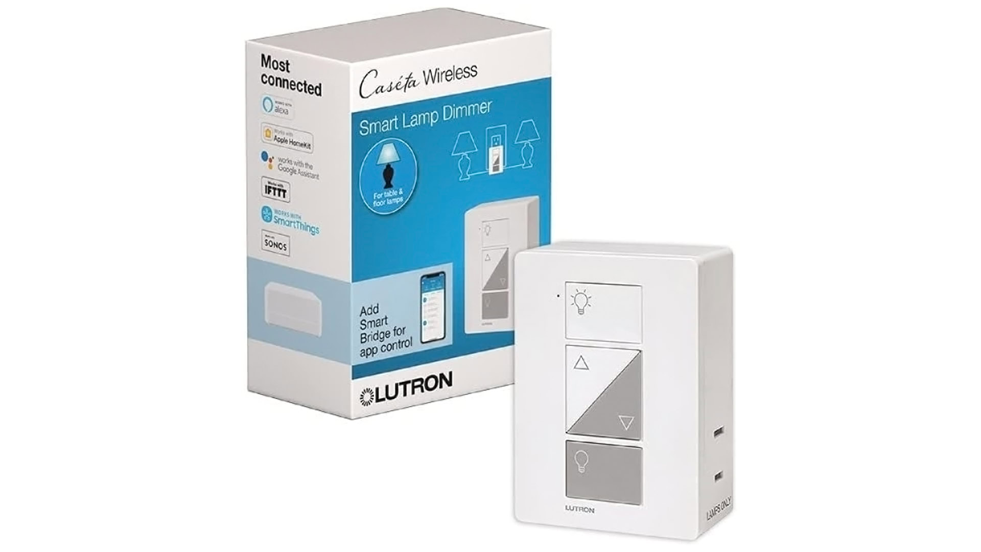 The Lutron Caseta Wireless Smart Lamp Dimmer