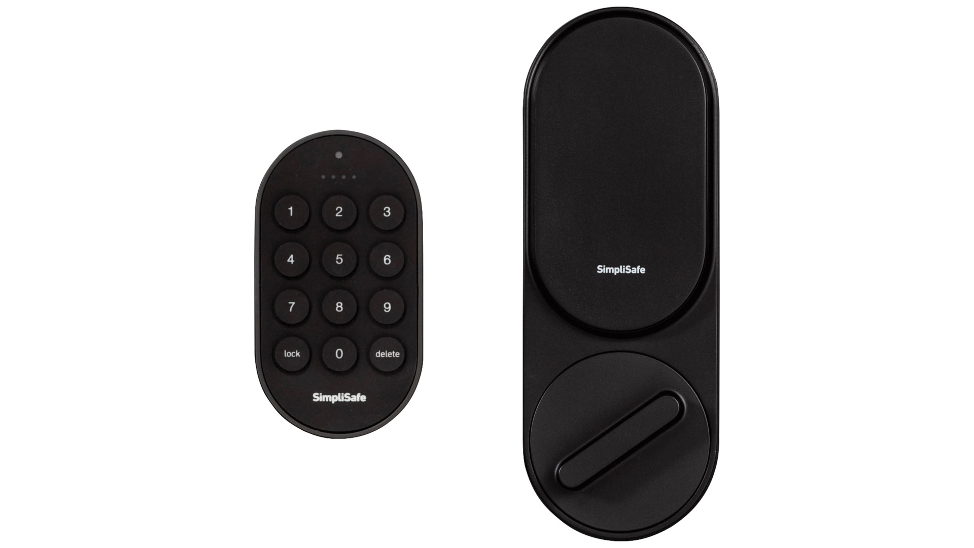 The SimpliSafe Smart Lock and PIN pad