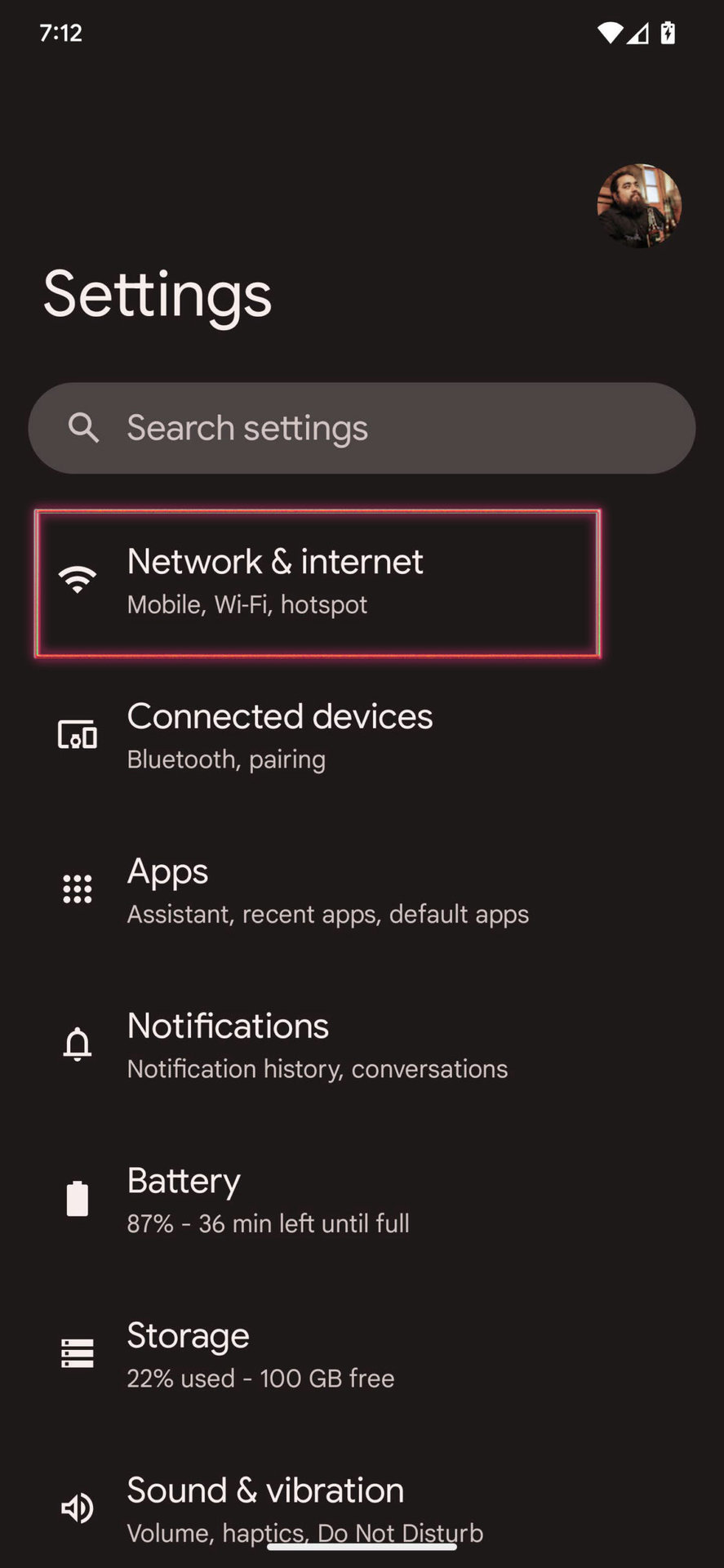 Turn on USB tethering on Android 13 1